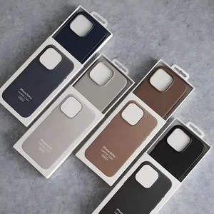 Coque téléphone Magsafe en cuir pour iPhone 16 Pro Max 16 Plus 16 Pro 16 - Photo 1 sur 41