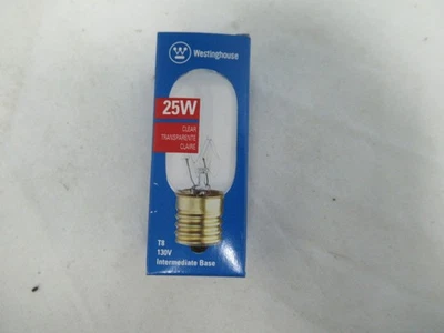 Westinghouse Lighting Corp 25W T8 130V Clear Tubular Bulb (Lot K) - Image 1 of 4