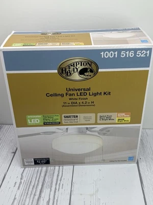 Kit de luces LED para ventilador de techo universal nuevo en caja SKU 1001 516 521 caja abierta Foto 1 de 4