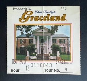 2001 Elvis Presley's Graceland Ticket Stub 19.05.01 Home of Elvis - Memphis TN. - Bild 1 von 2