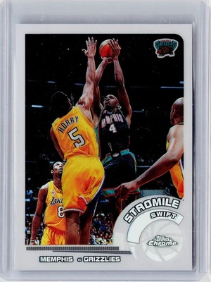 2002-03 TOPPS CHROME WHITE REFRACTOR #39 - STROMILE SWIFT #ED 031/249 (W/ KOBE) - Image 1 of 2