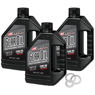 Tusk Drivetrain Oil Change Kit with Maxima Oil For Kawasaki MULE Pro-DXT Diesel - Image 1 of 2