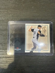 2004 Fleer Patchworks #28 Randy Johnson Baseball Card w/ Protector & Sleeve - Picture 1 of 2