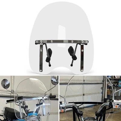 Parabrisas transparente para Honda Magna Shadow Spirit Sabre 600 19"x17" EE. UU. Foto 1 de 4