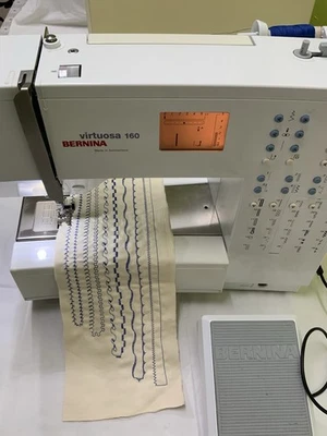 Bernina Virtuosa 160 Elektrische Nähmaschine mit Fußpedalbedienung - Bild 1 von 4