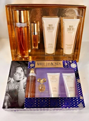 Lot  2  White Diamonds Eau de Toilette by Elizabeth Taylor 4 Piece Gift Sets New - Image 1 of 4