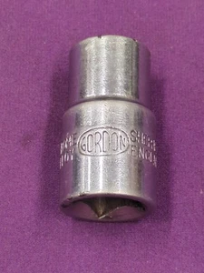 Vintage Gordon Chromlegierung 1/2" Antrieb, 14 mm 12 Punkt Steckschlüssel Sheffield England - Bild 1 von 8