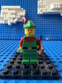 LEGO MINT Forestman Minifigure Red PLUME/Arms 6066 Camouflaged Outpost 