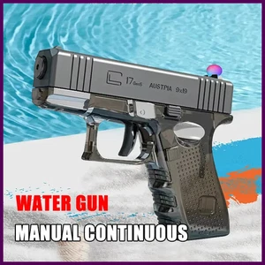 Hot Mini Desert Eagle mechanische Dauerfeuer Wasserpistole kleine Pistole Sommer - Bild 1 von 30