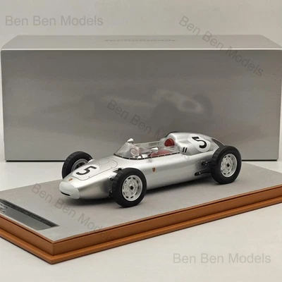 1/18 Tecnomodel Porsche 718 F2 1960 Solitude GP #5 Resin Car Model Limited - Image 1 of 4