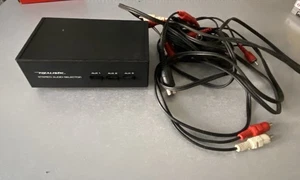 Realistic Stereo Audio Selector & Dire 42-2110 Schwarz 3 Tasten AUX Selector Box - Bild 1 von 10