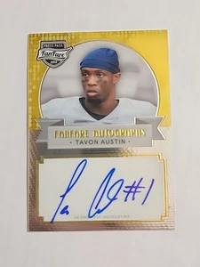 Tavon Austin 2013 Press Pass "Fanfare" Rookie RC Autograph Auto - WVU - Picture 1 of 6