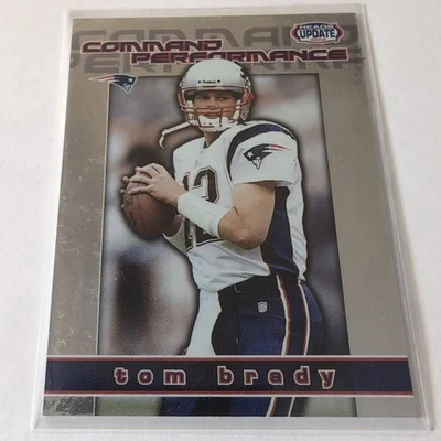 2002 Pacific Heads Update Command Performance Tom Brady #11  - Image 1 of 2