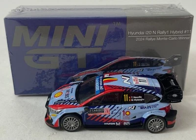 Mini Gt Hyundai i20 N Rally 1 Neuville Winner Monte Carlo 2024 1/64 MGT00871-L - Bild 1 von 4