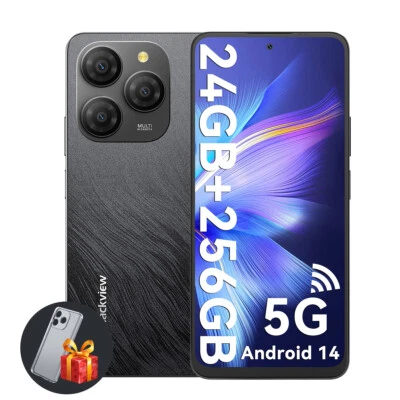 Blackview SHARK 9 Handy 5G 24GB+256GB Android14 Smartphone 50MP AI Fotoalbum NFC - Bild 1 von 4