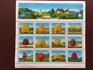 Canada Stamp Souvenir Sheet - 1994 43-cent CANADA DAY - MAPLE TREES Sheet of 12 - Picture 1 of 1