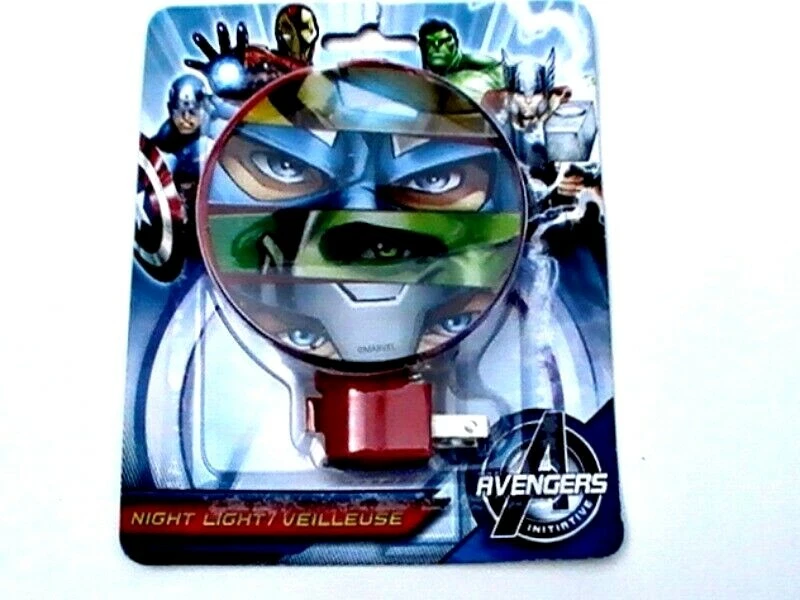 Marvel THE AVENGERS Plug-in NIGHT LIGHT Lamp 3 Varieties NEW! - Image 1 of 3
