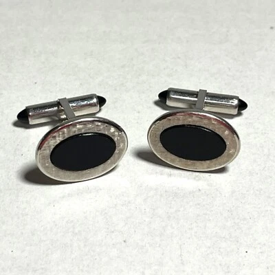 Gemelos de ónix negro Krementz Foto 1 de 4