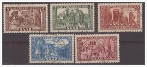 DEUTSCHLAND SAARLAND 1950 - PRO VOLKSHILFE - GEBRAUCHTE SERIE - Bild 1 von 1