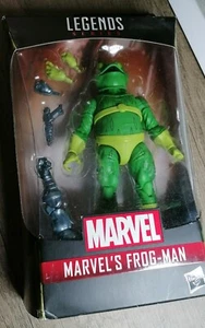 MARVEL LEGENDS Action Figures FROG MAN Hasbro, Stilt-Man BAF, Nuovo - Foto 1 di 3