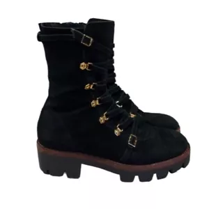 Jeffrey Campbell Womens Stanley Leather Ankle Chunky Platform shoes boots 6 - Picture 1 of 11
