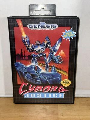 Cyborg Justice Sega Genesis WITH CASE & CART, NO MANUAL!! Tested - Image 1 of 3