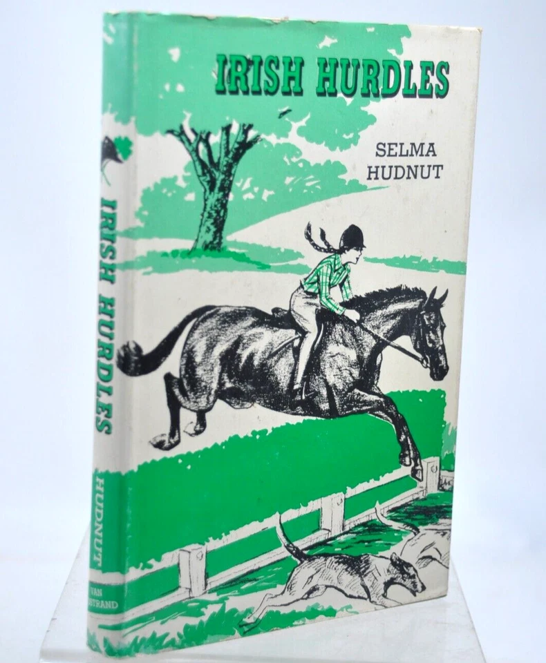 IRISH HURDLES Horse Book JUMPING & POLO Story SELMA HUDNUT Vtg 1966 HCDJ 1st Ed - Image 1 of 4