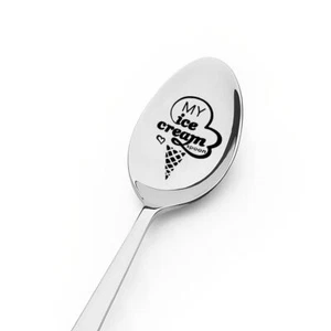 Ice Cream Lover Gifts Spoon for Mom Dad Birthday Gifts for Daughter Son My Ic... - Picture 1 of 6