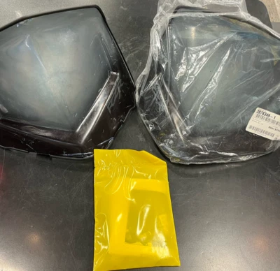 NEW OEM POLARIS 2008-2014 RANGER RZR DUAL BUBBLE WINDSHIELD, BLACK TINT- 2878349 Foto 1 de 2