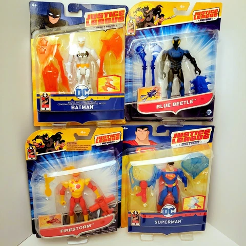 MATTEL JUSTICE LEAGUE ACTION ARCTIC BATMAN BLUE BEETLE FIRESTORM SUPERMAN FIGURE Cover