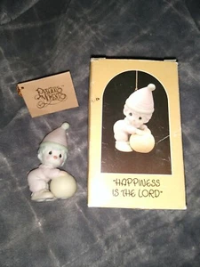 Figura de Navidad Happiness Is The Lord 1985 Precious Moments - Imagen 1 de 4