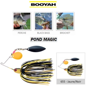 Spinnerbaits BOOYAH Pond Magic Yellow Black Pike Black Bass - Picture 1 of 1