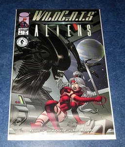 WILDCATS ALIENS #1 variante ONE SHOT WARREN ELLIS PRIMERA impresión iMAGE DARK HORSE 1998 - Imagen 1 de 1