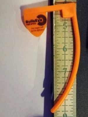 BULLSEYE FIBER OPTICS YELLOW Empty Chamber/Safe Chamber Flags Rifle Pistol Range Safety - ORANGE