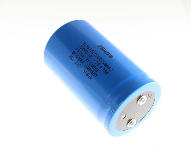 Condensador electrolítico de aluminio 20000uF 75V lata grande 20000mfd 20.000 75VDC  Foto 1 de 1