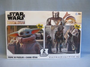 STAR WARS SET OF 2 PUZZLES, 3-D, NEW, BOX IS CUT ON BACK - Picture 1 of 7