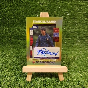 FRANK RIJKAARD 2023-24 TOPPS Focus FC Barcelona /150 Autograph Auto - Picture 1 of 2