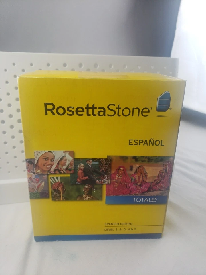 Rosetta Stone Spanish (Spain) Level 1-5 Set Originally  New Sealed Rare - Image 1 of 4
