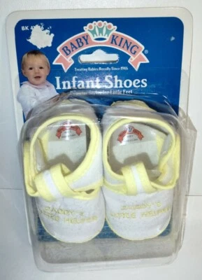 NUEVOS ZAPATOS INFANTILES VINTAGE BABY KING "PADY'S LITTLE HELPER" TALLA 2 Foto 1 de 3