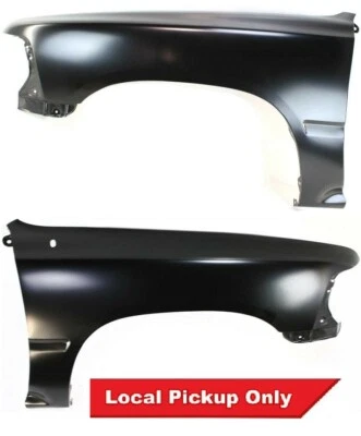 New Primed Driver & Passenger Side Fender Set For 1989-1995 Toyota Pickup 2WD Foto 1 de 4