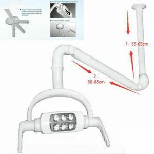 Lámpara de examen dental 20W lámpara de funcionamiento 6 lentes LED tipo montado en techo con brazo EE. UU. - Imagen 1 de 10