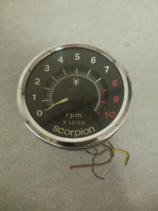 1972 Scorpion Tachometer RED LINE - Foto 1 di 3