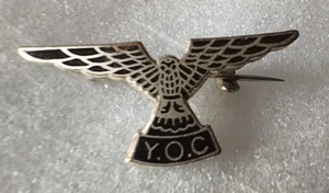 Y. O. C. - Young Ornithologists Club - Vintage Enamel Badge (52) - Picture 1 of 4