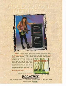 Anuncio de amplificador Rocktron 1994 raro/Gran arte/Gary Hoey - Imagen 1 de 1