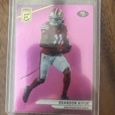 2024 Panini Donruss Elite - Pink #41 Brandon Aiyuk - Image 1 of 2