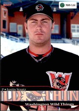 2007 Washington Wild Things Choice #23 Justin Staatz Woodstock Maryland MD Card