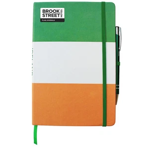 Ireland Flag Notebook - Hardback A5 - Irish Tricolour Journal - Irish Flag - Picture 1 of 1