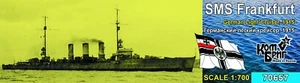 # Combrig 70657 : NEUHEIT "SMS FRANKFURT" Dt. Kreuzer 1915 Resin-Kit 1:700 - Picture 1 of 7