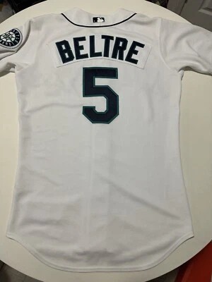 Majestic Auténtico Adrian Beltre Talla 40 Mediano Seattle Mariners Foto 1 de 4