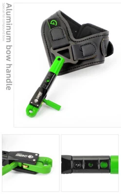 Adjustable Archery Wrist Release Aids Strap Compound Bow Trigger Caliper Hunting - Image 1 of 4